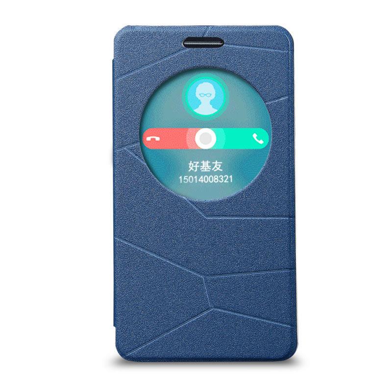 (僅藍色一只)ASUS Zenfone 5  休眠喚醒 智能視窗 手機套 保護套 護盾 磨砂 硬殼 手機殼