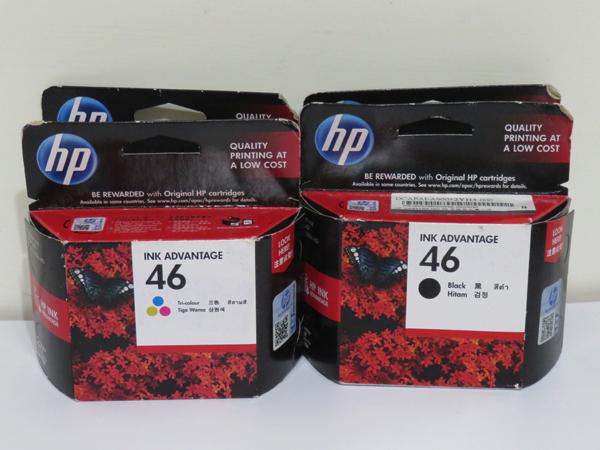 HP墨水匣-彩色和黑色-全新-適用  2020hc,2520hc