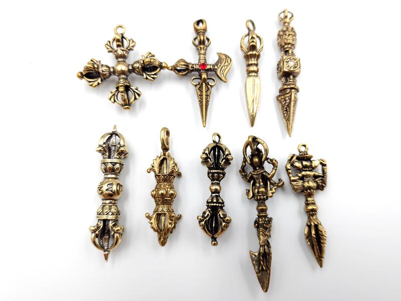 金剛杵象鼻財神金剛杵降魔杵十字金剛杵黃銅藏傳佛教密宗法器| 露天市集