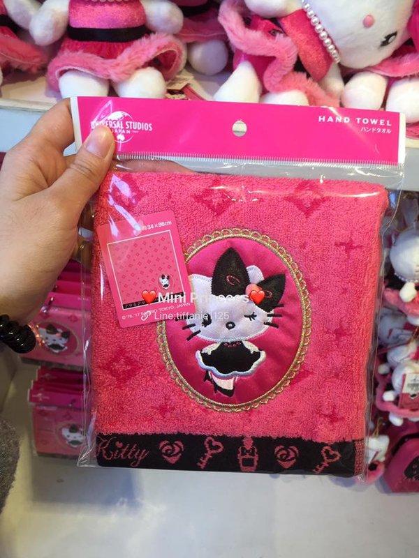 ☆Mini Princess☆Universal Studios 日本環球影城 2017 聖誕節 Kitty 方巾 預購