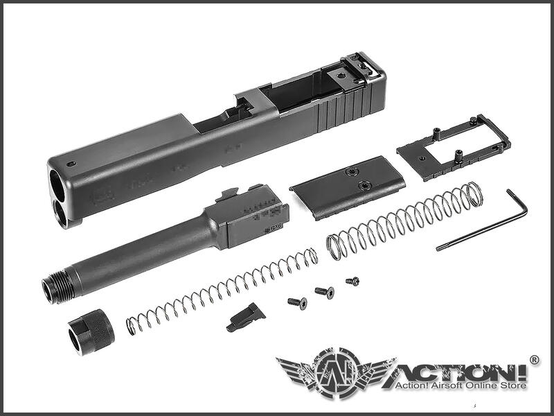 【Action!】補貨中）TASK FORCE - MK27 Mod2樣式 鋼 製滑套外管組（VFC G19 Gen4）