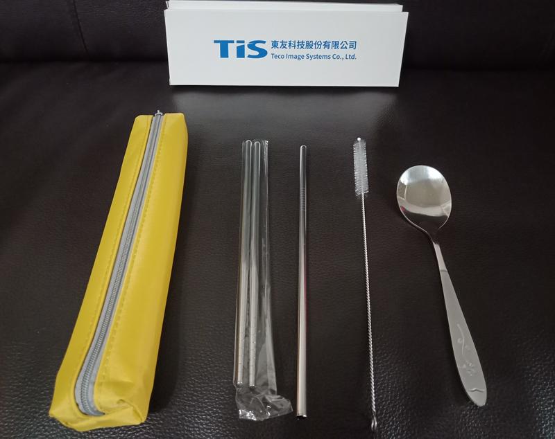 不鏽鋼餐具組 吸管 吸管組 (湯匙+筷子+細管+毛刷)