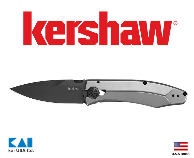 美國Kershaw折刀INNUENDO鈦碳氮化物塗層8Cr13MoV不銹鋼不銹鋼柄附背夾【KS3440】