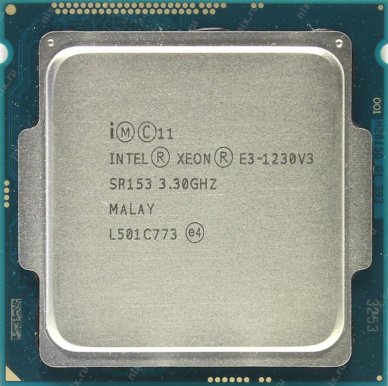 Intel Xeon E3 1230 V3 3.3G 8M 4C8T 1150 正式版 CPU 效能近i7-4770