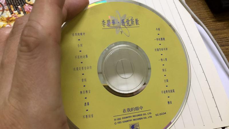 李碧華 / 舊愛新歡(下)..早期鄉城1993首版無IFPI  CD 專輯 裸片 Z55