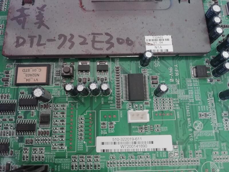CHIMEI 奇美 DTL-732E300 破屏拆賣良品主機板 T32A03  V1. 04 
