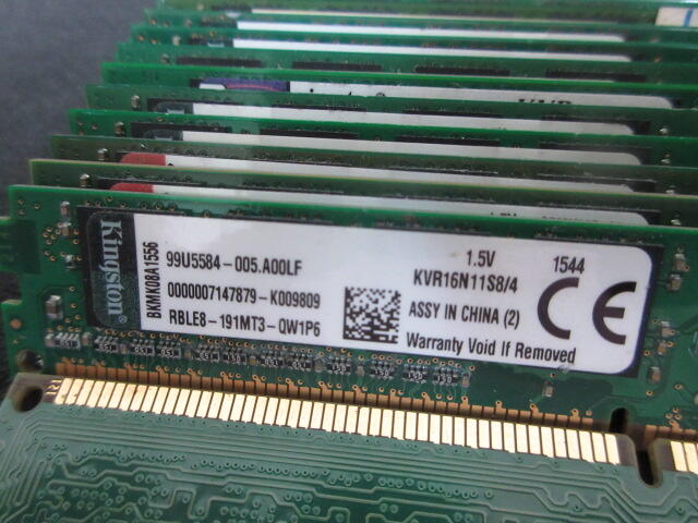 金士頓 Kingston DDR3 1600 4G 桌機記憶體 KVR16N11S8/4, D51264K110S