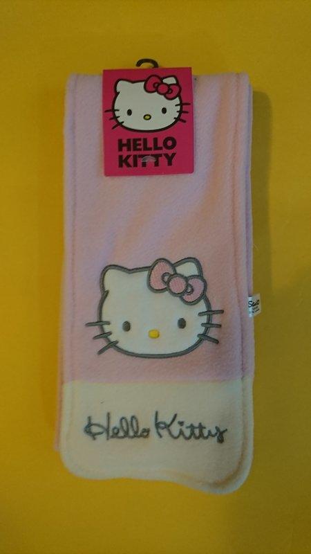 凱蒂貓 Hello Kitty 三麗歐 粉紅色 圍巾