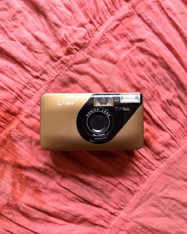 konica u-mini ( k-mini) 少見金色傻瓜底片相機古董相機| 露天市集| 全