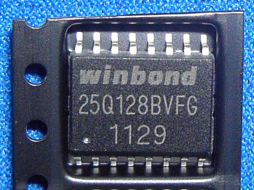 華邦 W25Q128BVFG  W25Q128BVFIG  路由器韌體  sop-16封裝(容量16mb)有代燒