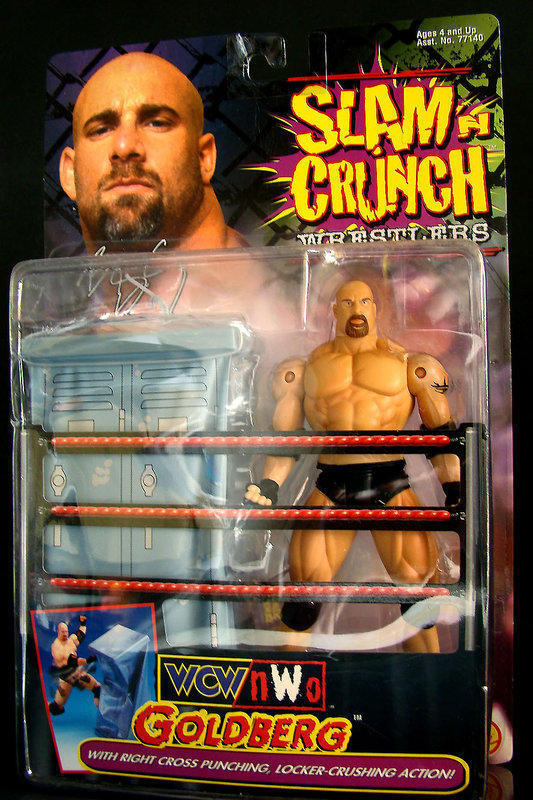 1999 美職摔角 WCW NWO SLAM CRUNCH GOLDBERG 比爾 戈柏 　富貴玩具店