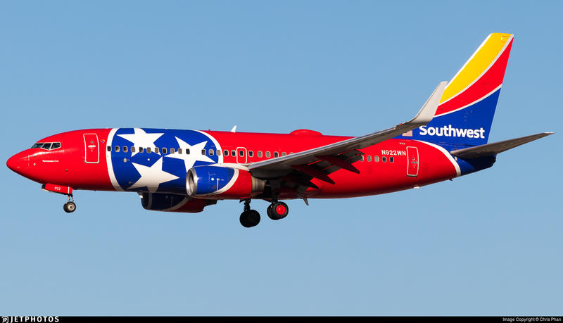 Geminijets 西南航空 Southwest Boeing 737-700 N922WN 1:400