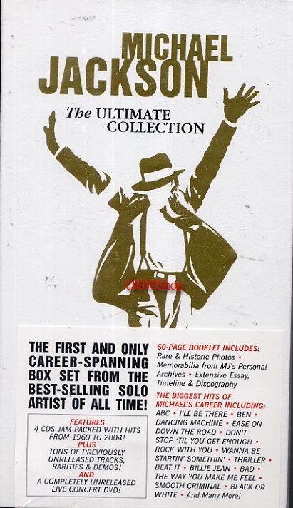 正版全新4CD+DVD~麥可傑克森 終極精選套裝5碟版(含60頁精美別冊)