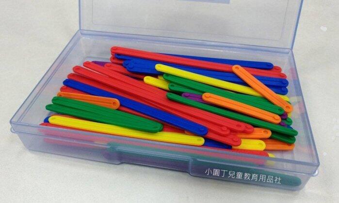 小園丁 台灣製 數學教具 幾何造型扣條(72pcs) 含收納盒