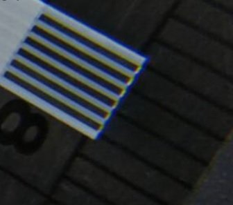 華碩X53S筆記本電源開關連接排線 電源連接線6芯 反面 長15釐米