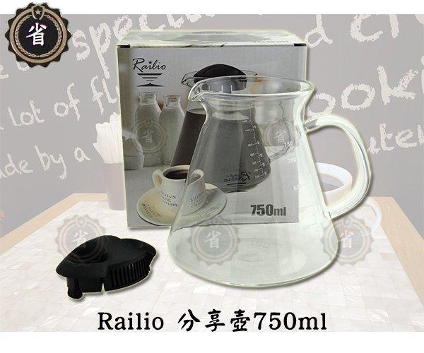 ~省錢王~RAILIO 分享壺 700ml 冷水壼 水壼 茶壼 玻璃壼 咖啡壺
