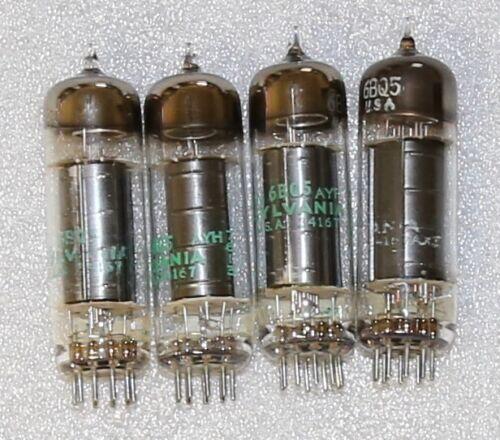B〔真空管〕　SYLVANIA　6BQ5/EL84　2本 新作入荷，新作 □USED17391□ SYLVANIA 6BQ5 ２本セット