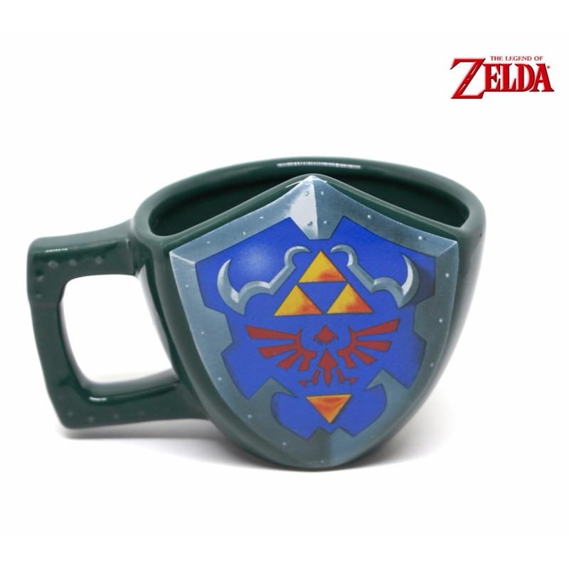 [現貨]塞爾達傳說馬克杯 Zelda 盾牌造型 荒野之息 任天堂動漫周邊咖啡杯水杯牛奶杯 趣味創意生日送禮