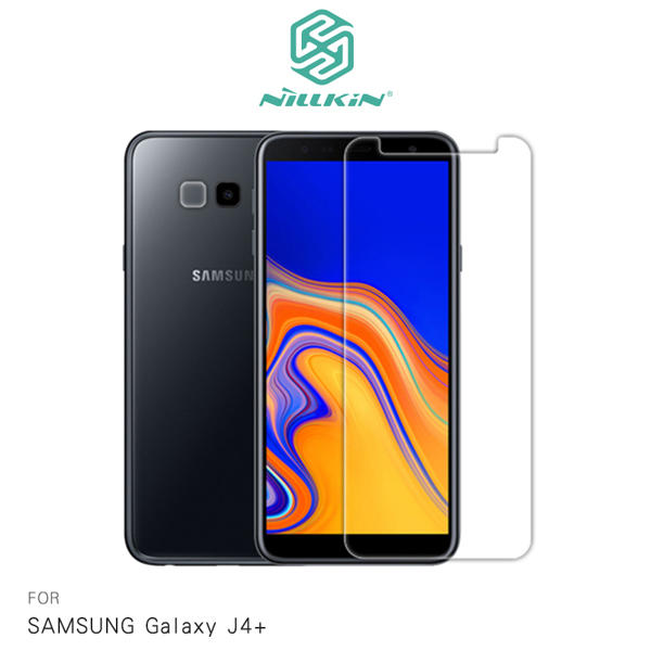 NILLKIN SAMSUNG Galaxy J4+ 超清防指紋保護貼 套裝版 含鏡頭貼 螢幕膜 高清貼