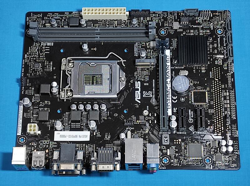 ASUS華碩 Intel 1151主機板 D340MC MAIN BD 支援8代9代CPU 良品