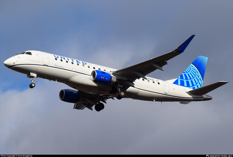 Geminijets 聯合航空 United Airlines ERJ-175 N605UX 1:400