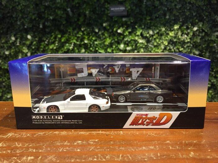 1/64 Modelers 頭文字D 高橋涼介RX-7 FC3S 北条凛GTR R32 MD64202【MGM