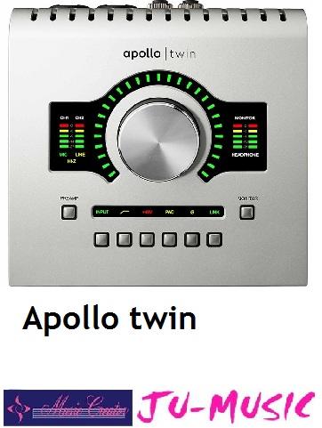 造韻樂器音響- JU-MUSIC - Universal Audio Apollo Twin USB 錄音介面 公司貨