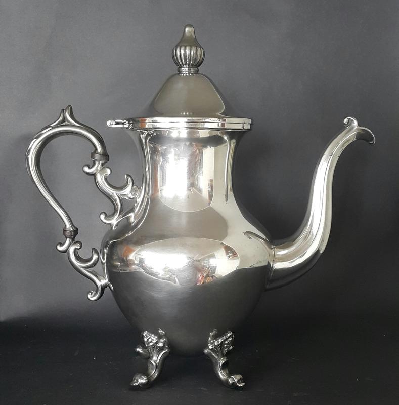 427高檔英國鍍銀壺Vintage Silverplate Antique teapot Teapot weights