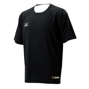 貝斯柏~2018年最新款美津濃MIZUNO 黑色短袖棒球練習服 圓領練習衣 12TC8L1109 新款上市特價$650元