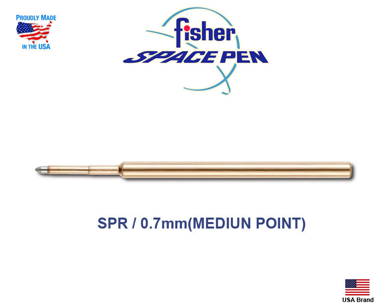 Fisher Space Pen美國太空筆筆芯SPR系列/適中字筆尖/藍黑兩色款,美國製造【FSSPR】