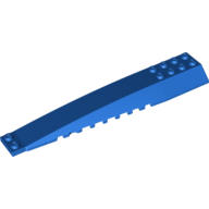 【樂高小角落】 Blue Wedge 16x4 Triple Curved 藍色曲面 6064656 45301