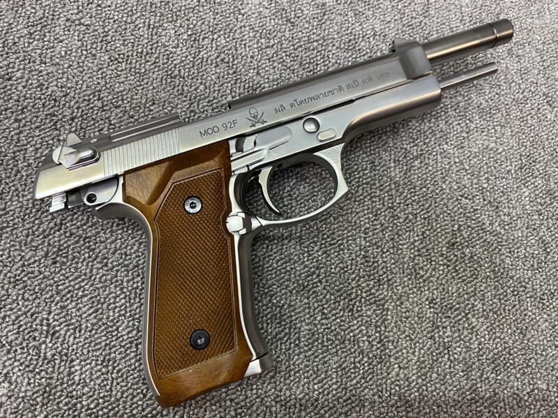 【森下商社】WE M9 M92版 全金屬 競技 加長版 電鍍銀 經典 刻字版 瓦斯槍 GBB 20915-2 | 露天市集 | 全台最大的網路購物市集