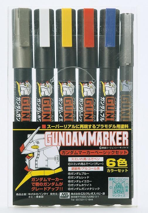 【模吉龍】 GUNZE GSI 郡氏 鋼彈麥克筆 套組 油性 STS GMS-105 GMS105  鋼彈基本色