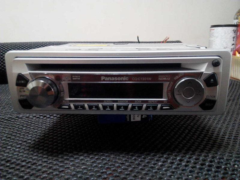 Panasonic  CQ -C1301W 單片 MP3 WMA 音響主機 