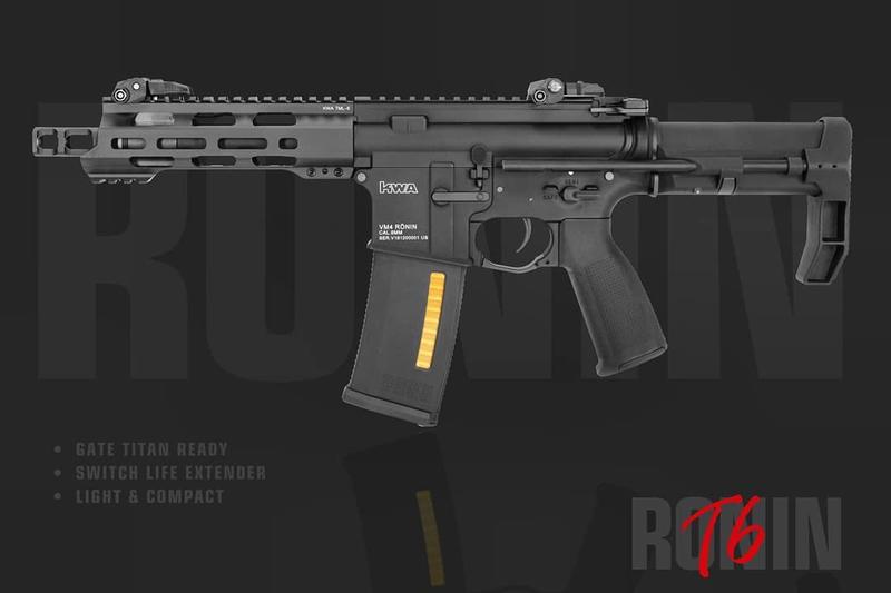 【重裝武力】KWA/KSC VM4 RONIN Tactical T6 PDW雙彈匣版 全金屬電動槍