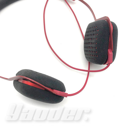 【福利品】鐵三角 ATH-UN1 紅 (2) 麂皮獨特時尚風格耳罩式耳機 無外包裝 送收納袋