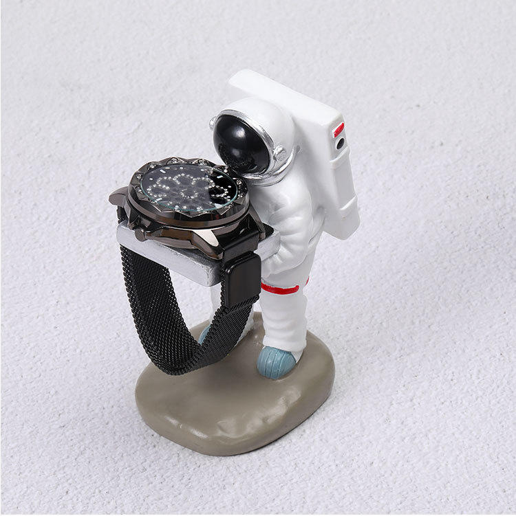 標準版【牛牛柑仔店】太空人錶座 宇宙人錶座 戒指台 手錶座 手錶架 首飾架 太空戰士錶座