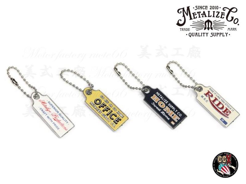 《美式工廠》METALIZE 　Multi Tag　復古標籤吊飾鑰匙圈（4款） harley 883 48