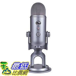 [2美國直購] 全新 Blue Yeti USB Microphone 專業電容式 麥克風 COOL GREY酷炫灰