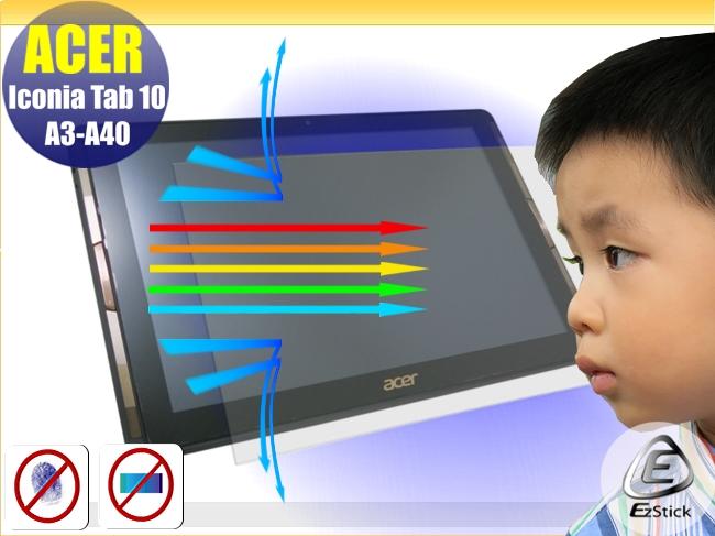 ® Ezstick 抗藍光 ACER Iconia Tab 10 A3-A40 10吋 平板專用 防藍光螢幕貼
