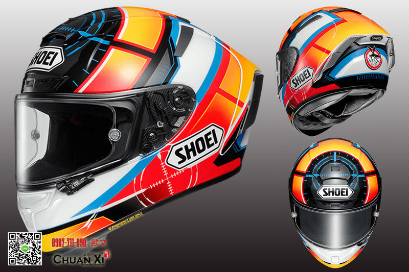 Shoei x14 de sales angelis