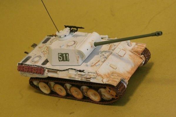 "絕版品"CORGI 1/50二戰德軍豹式A型中戰車CC60203-限量版