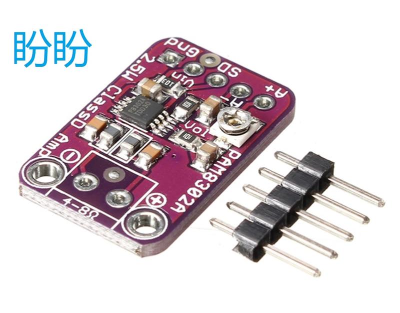 【盼盼876】 PAM8302 2.5瓦 2.5W 單通道 D類 迷你 功放板 音讯 放大器 模組 Arduino可