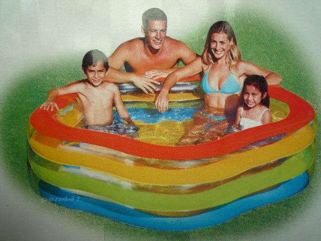 玩樂生活 美國 INTEX56495 梅花造型彩色游泳池 遊戲池(特價499)附修補片