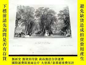 古文物1841年鋼版畫《巴黎聖克勞德公園》（The罕見Park of St. Cloud）—奧羅姆筆下的法國曆史--27 