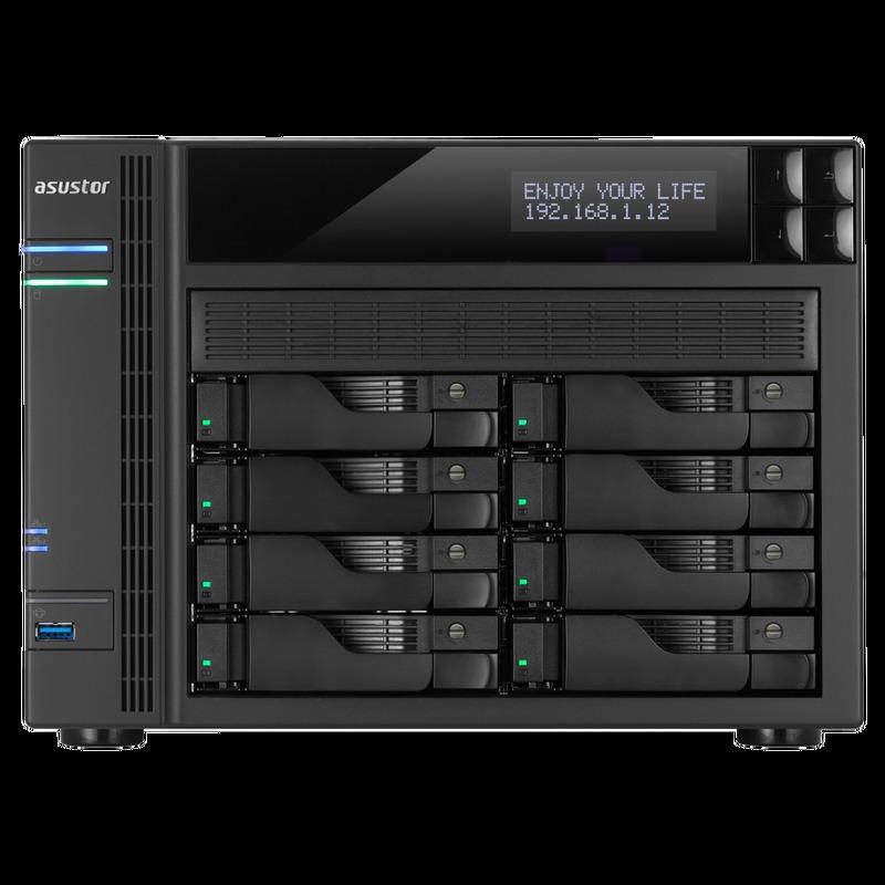 全新公司貨 ASUSTOR華芸 AS-5108T 8Bay網路儲存伺服器 搭送一顆WD 4TB (黑標) 限量一台