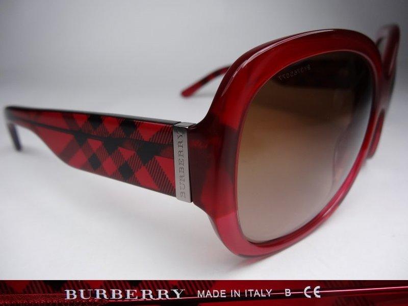 【信義計劃眼鏡】全新真品 Burberry 太陽眼鏡 義大利製 膠框圓框大框 可配度數 搭配風衣外套皮包手提包皮帶皮夾