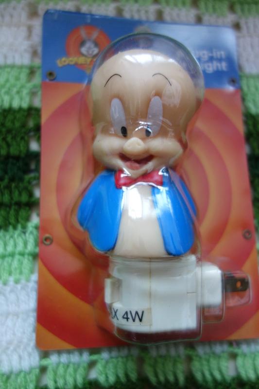 ▲美好時光▼ 收藏-可愛的 華納 豬小弟 造型 燈 老玩具/懷舊卡通復古收藏