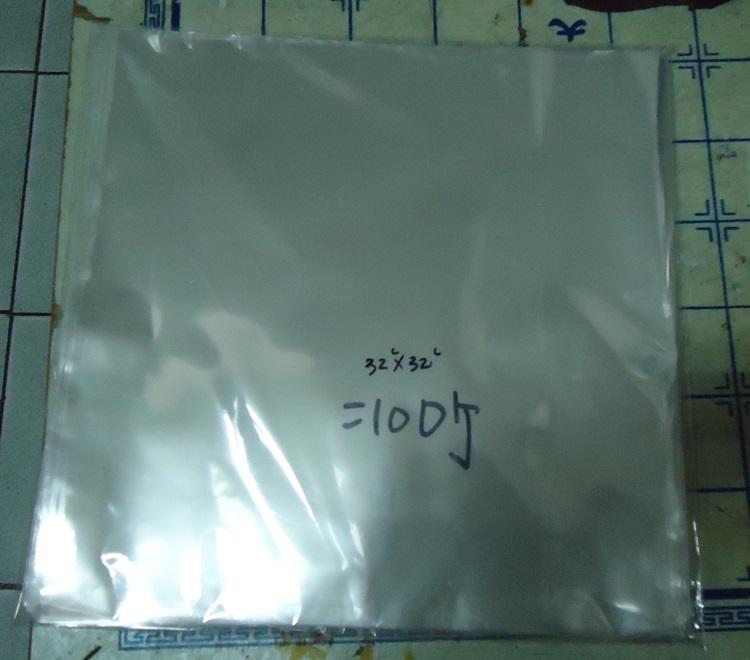 【音樂年華】12吋 黑膠唱片透明保護 外套袋-32X32公分/每包100張