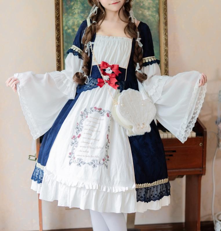 《免運費》日系蘿莉塔lolita公主少女可愛萌日常短袖洋裝cosplay